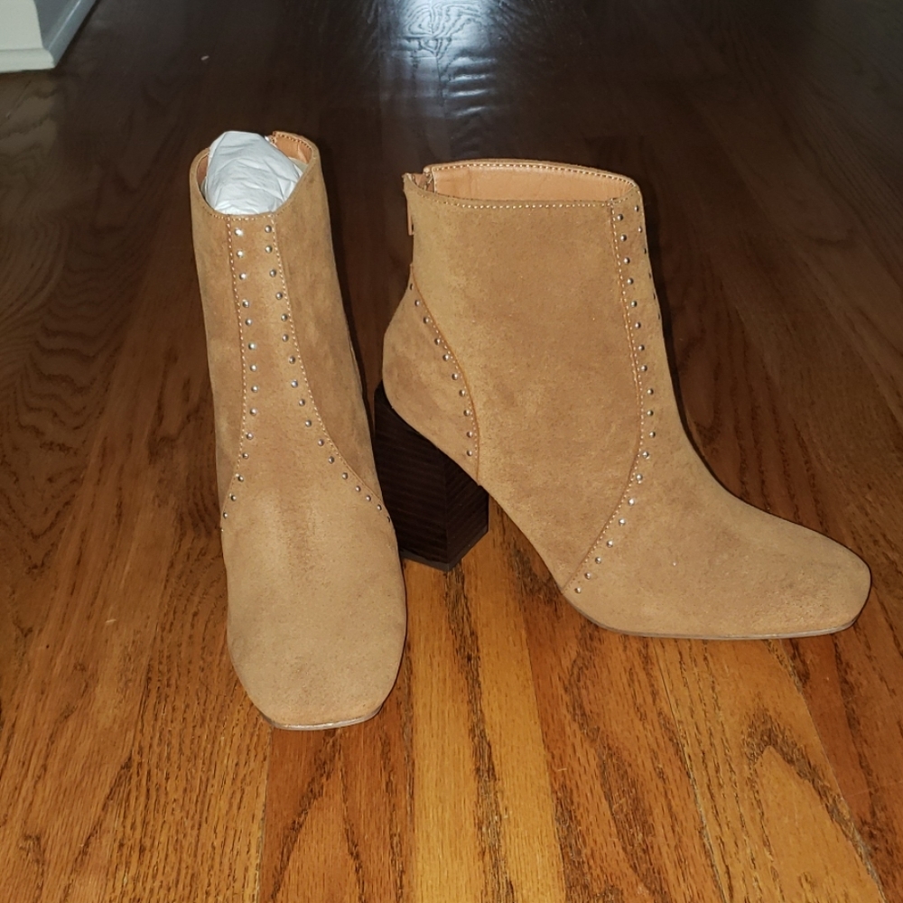 Mi.iM Studded Faux Suede booties